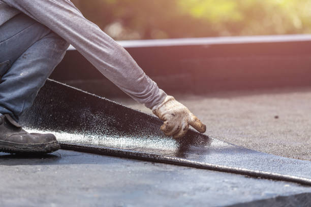 Professional Waterproofing technician working in Bumpass, VA